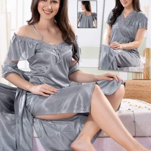 2 Part Night Dress New Design Ash