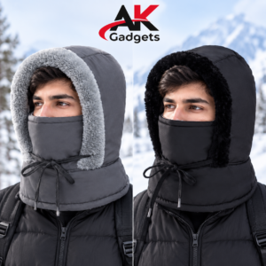 Winter Thick Warm Windproof Hat with Earflaps Combo 2pcs